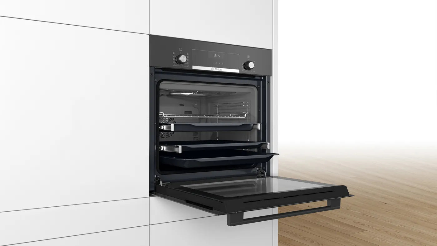 Bosch Series 6 | 60cm 66L 1800W Built-in Electric Oven - HBJ558YB0Q