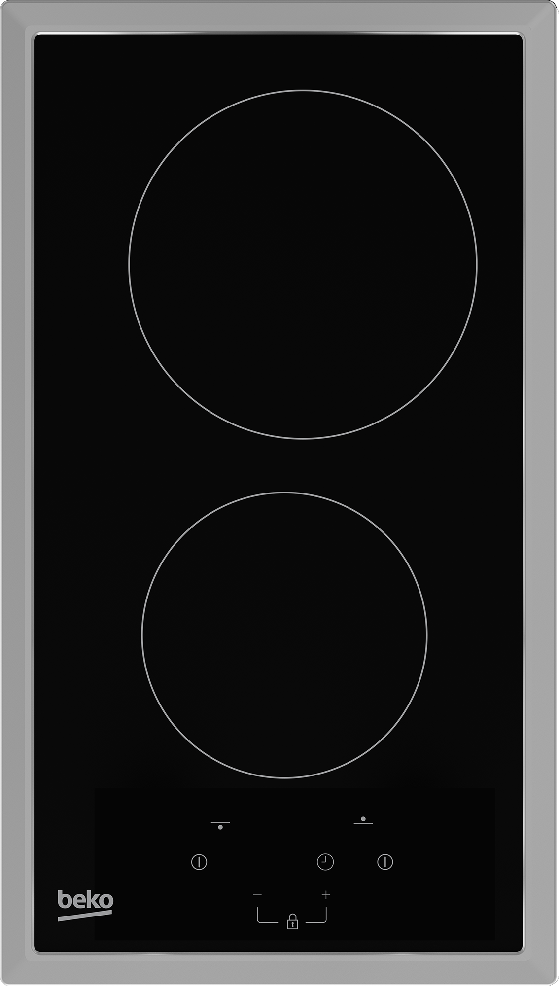 Beko 30cm 2-Burner Electric Hob - HDMC 32400 TX