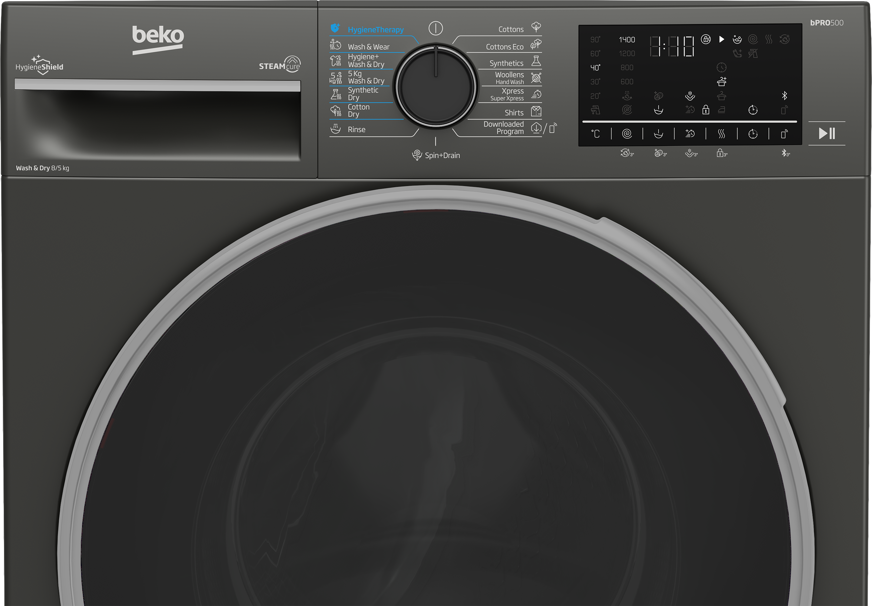 Beko 8 KG Washer + 5 KG Dryer Front Loading Inverter Washing Machine with Dryer - BWD08520MCI