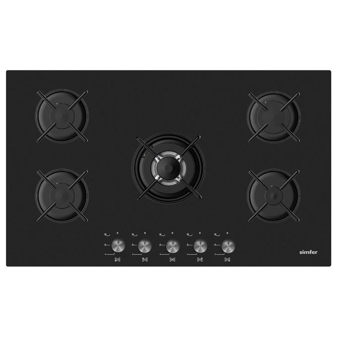 Simfer 90cm 5-Burner Built-in Gas Hob - BH90GG01