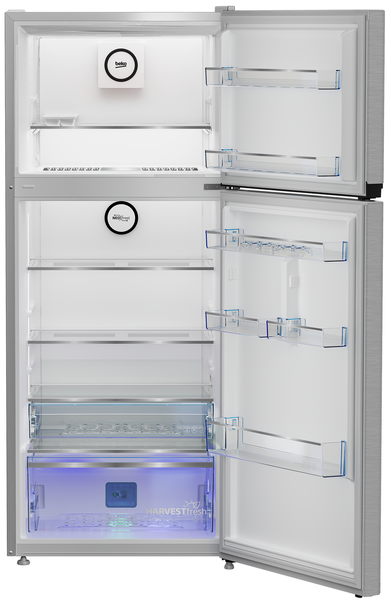 Beko 420 L Top Freezer Inverter Refrigerator - RDNE420K02DXITEG