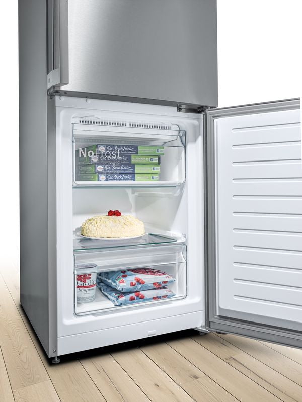 Bosch Series 6 | Bottom Freezer 505 L Glass Door Refrigerator - KGN56LB3E9