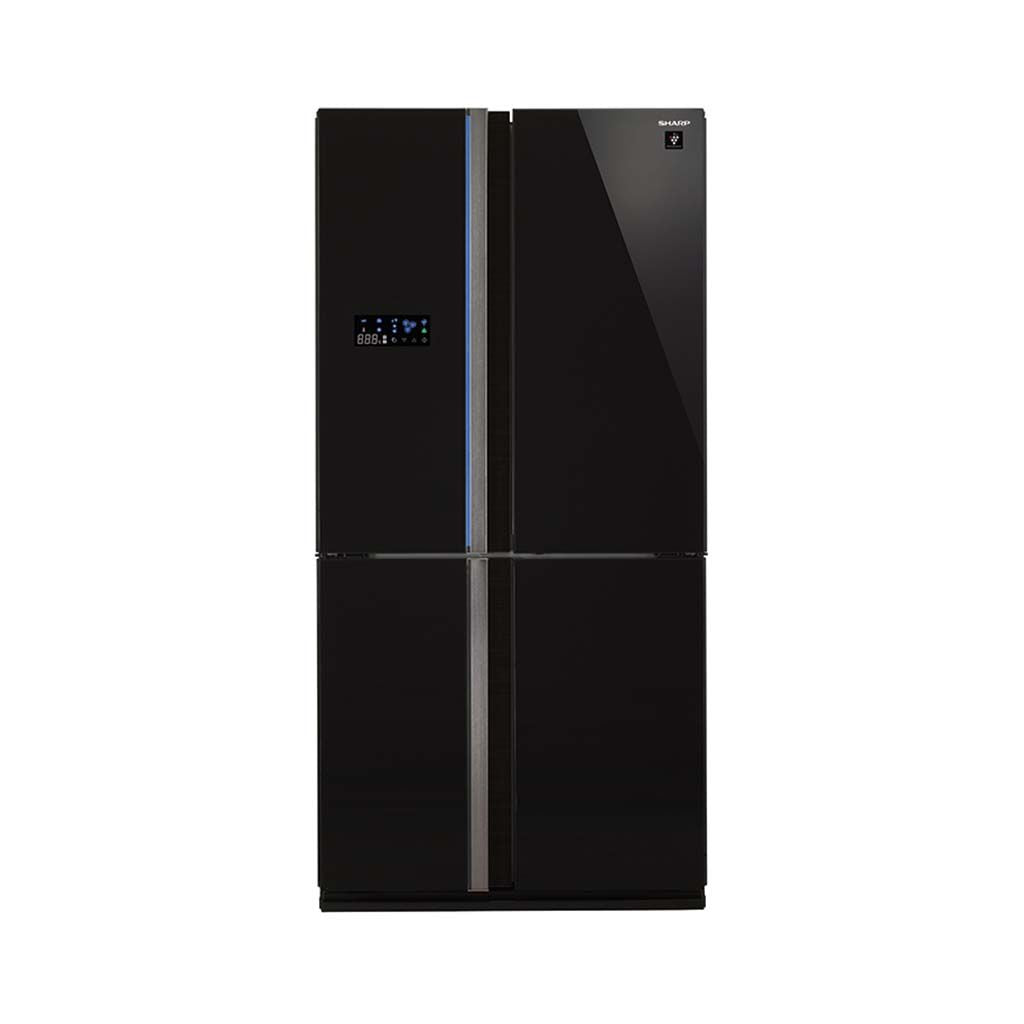 Sharp 600L 30 Feet 4 Doors Digital Refrigerator with Ice Maker - SJ-FS85V-BK