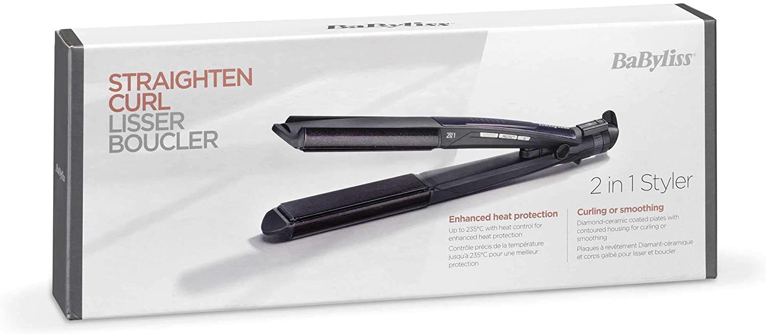Babyliss 2 in 1 Wet & Dry Curling Iron - ST330E