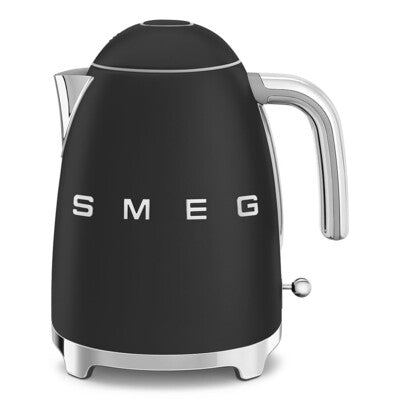 SMEG 50's Retro Iconic 7 Cup 1.7L Electric Kettle - Matte Black