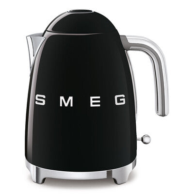 SMEG 50's Retro Iconic 7 Cup 1.7L Electric Kettle - Glossy Black