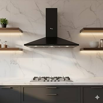 Purity 90cm 1000 m³/h Pyramid Hood - ETO PRO PLUS BL