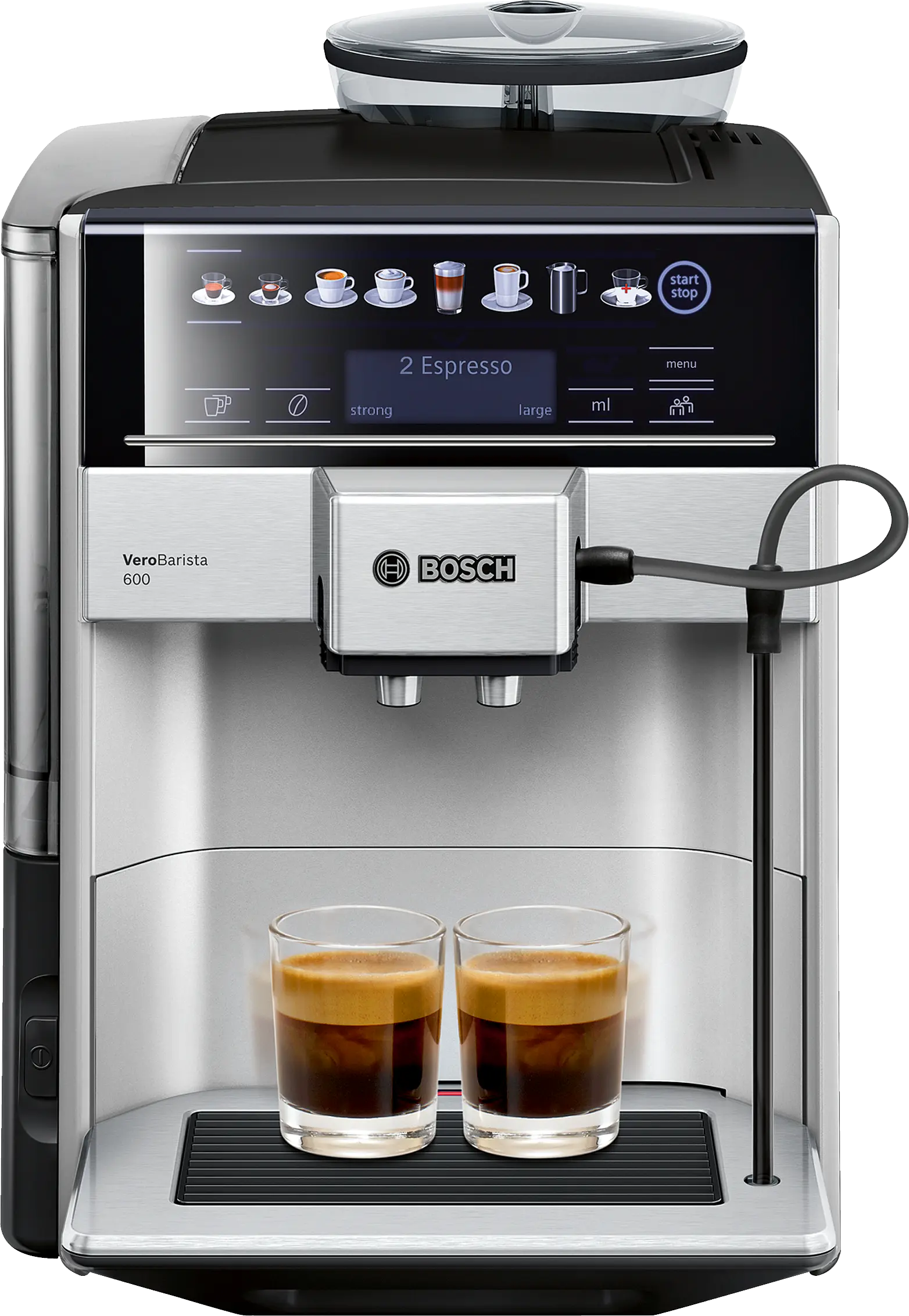 Bosch Vero Barista 600 Fully Automatic Coffee Machine with Removable Water Tank - TIS65621RW