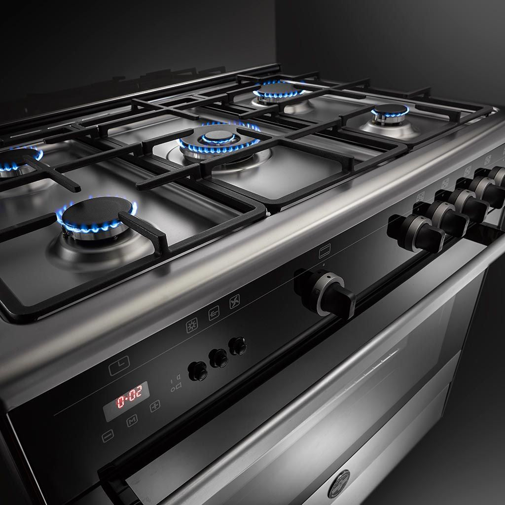 La Germania Freestanding 90cm 5-Burner Gas Cooker - 9M10G4A1X4AWW