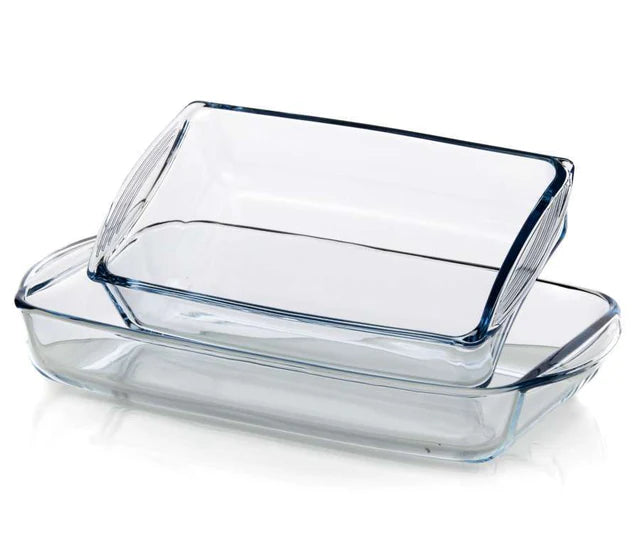 Borcam Midi & Roasters Rectangular Oven Dishes Set - 2 Pieces