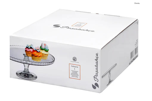 Pasabahce Patisserie Footed Serving Platter - 32cm