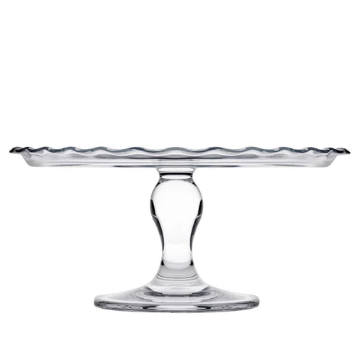 Pasabahce Petite Patisserie Footed Serving Platter - 26.4cm