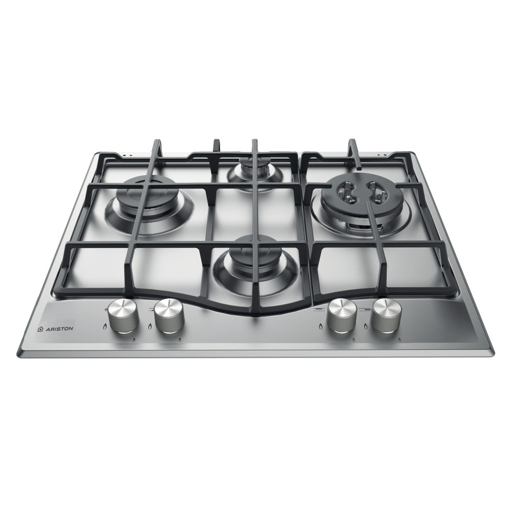 Ariston Built-In 60-cm 4-Burner Stainless Gas Hob - PCN 641 T/iX/A