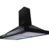 Purity Kitchen Chimney Hood pyramidal 90cm 750m3/h 3 Speeds Black PENTOBL90cm