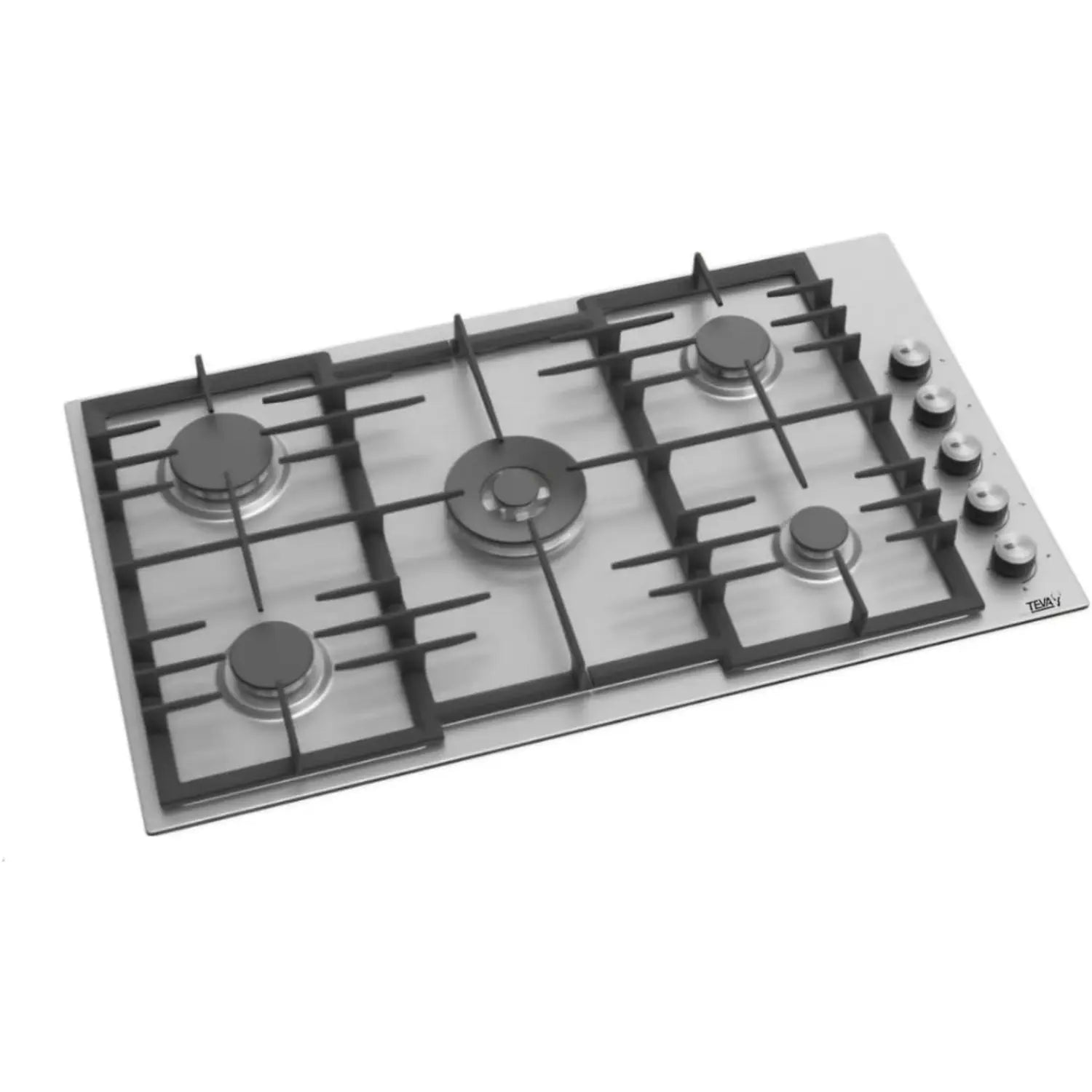 Teva Built-in Gas Hob 5 Burners 90cm Stainless BE271