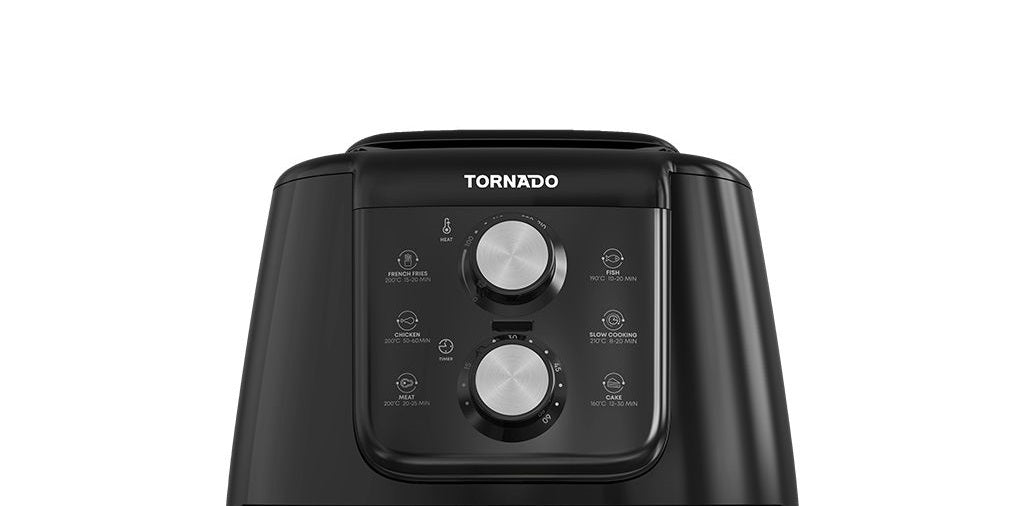 Tornado Air Fryer 4 L, 1550 W, Mechanical Control - THF-1554M-XL-BS