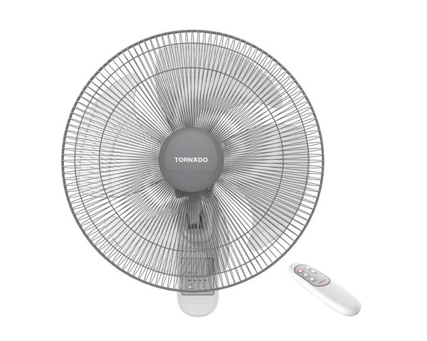 Tornado 16 Inch 4-Blade Wall Fan with Remote Control  - TWF-30