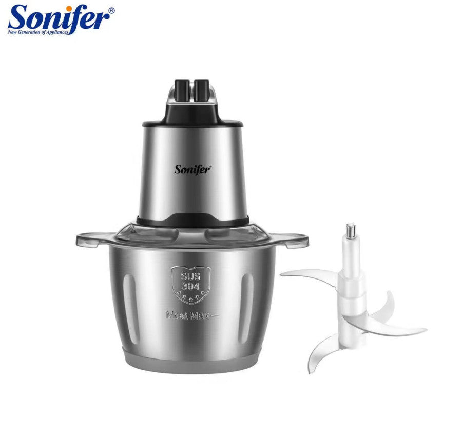 Sonifer Electric Food Chopper 2.5L / 500W Stainless Steel
