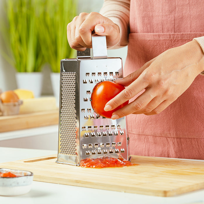 NAVA Stainless steel 6-sided grater "Acer" 22cm Made in Greece