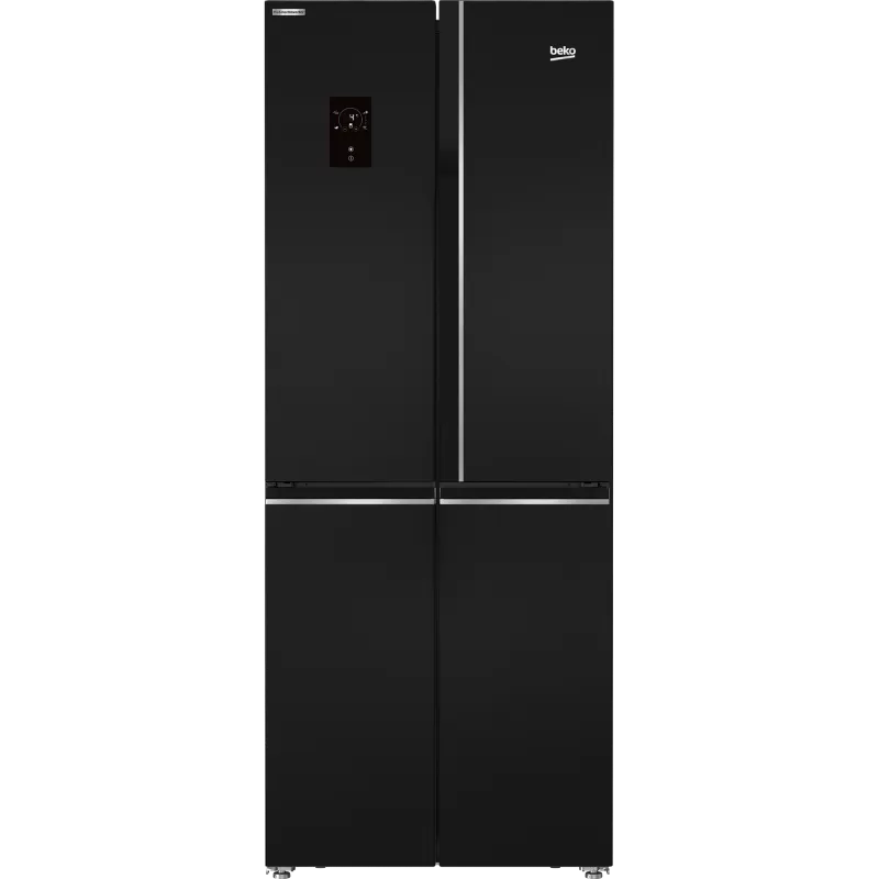 Beko 4 Door 450 L Black Refrigerator - GNE480E20ZBH