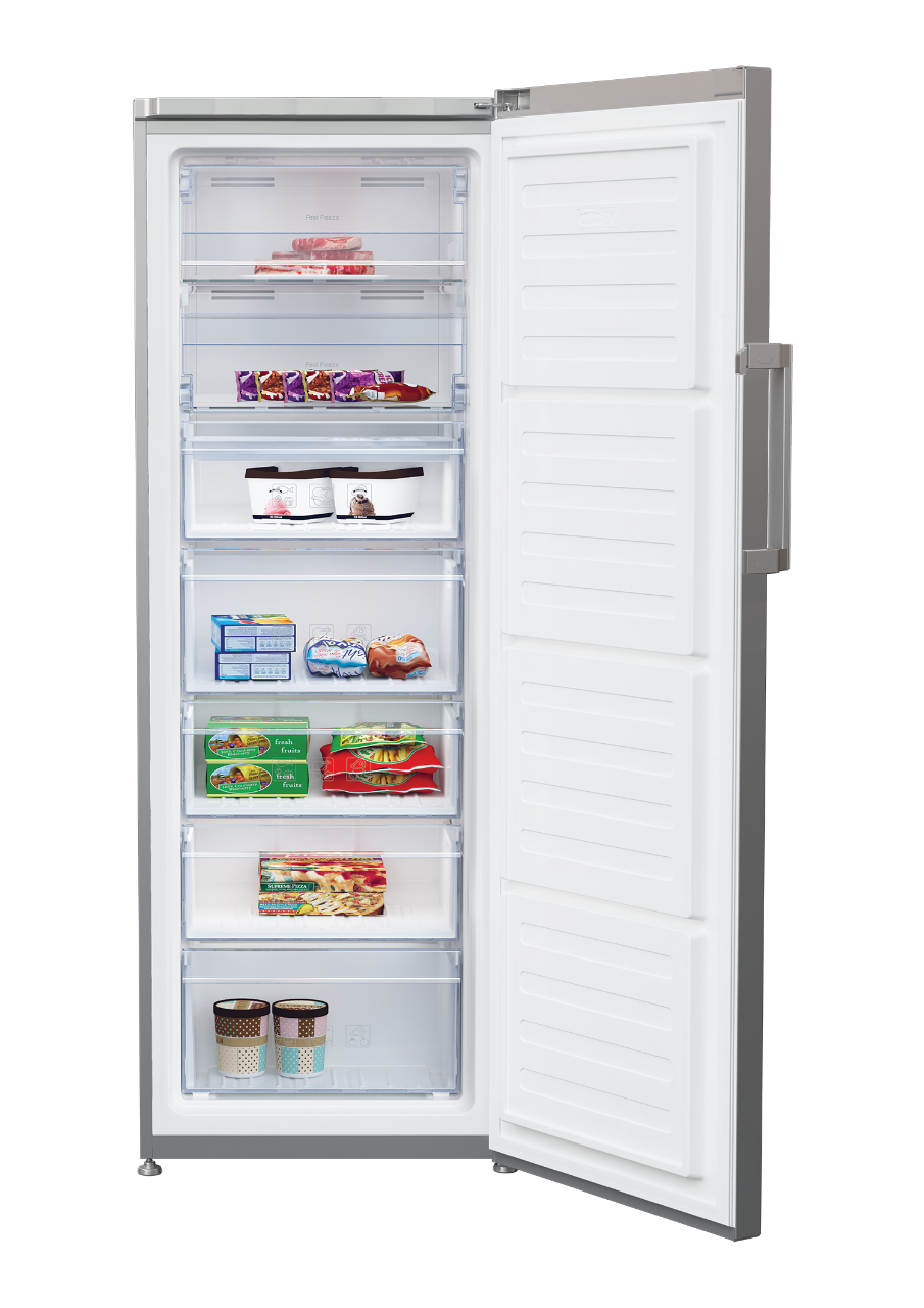 Beko 7-Drawer 260 L Upright Digital Deep Freezer  - RFNE280E13S