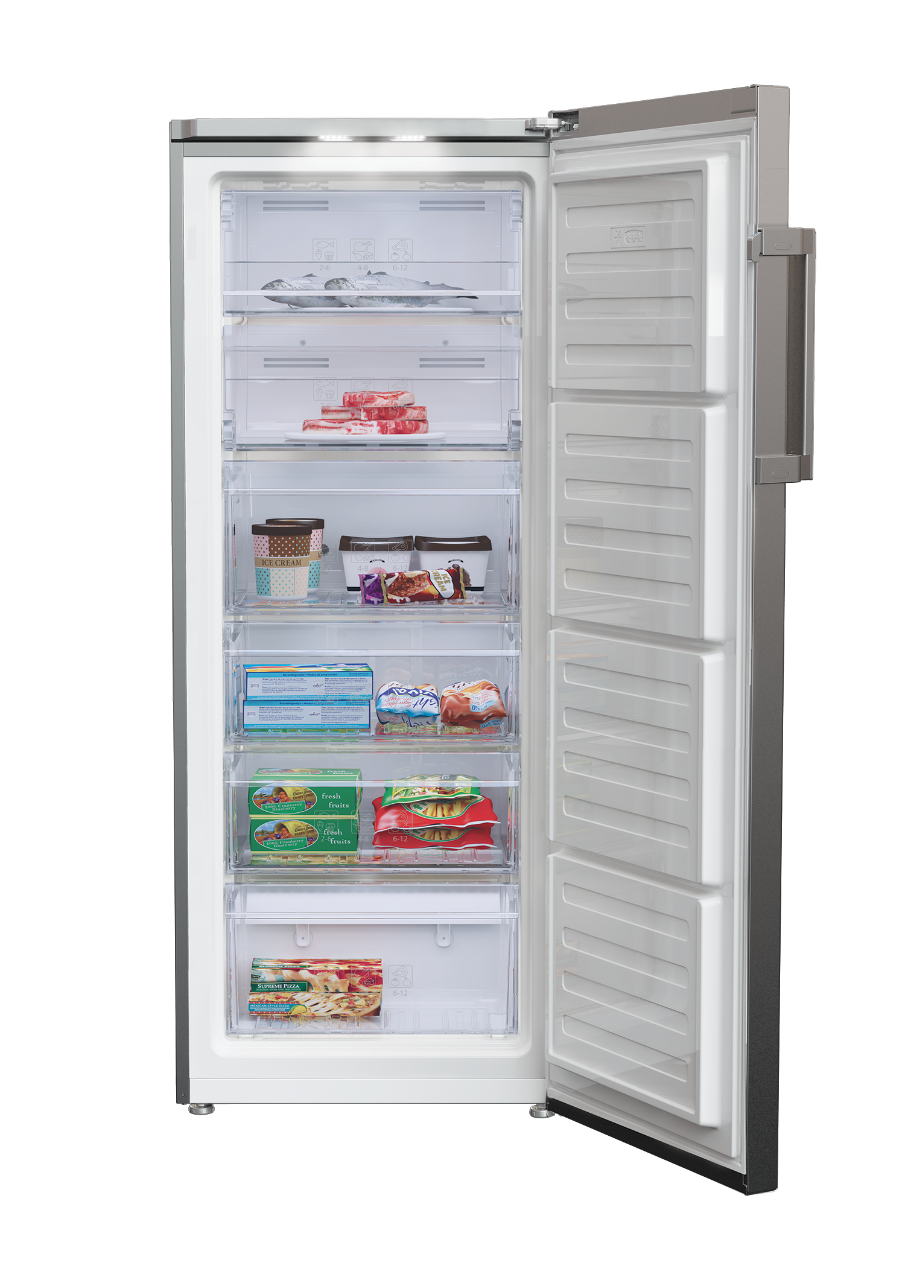 Beko 6-Drawer 260 L Upright Digital Deep Freezer - RFNE260E13S