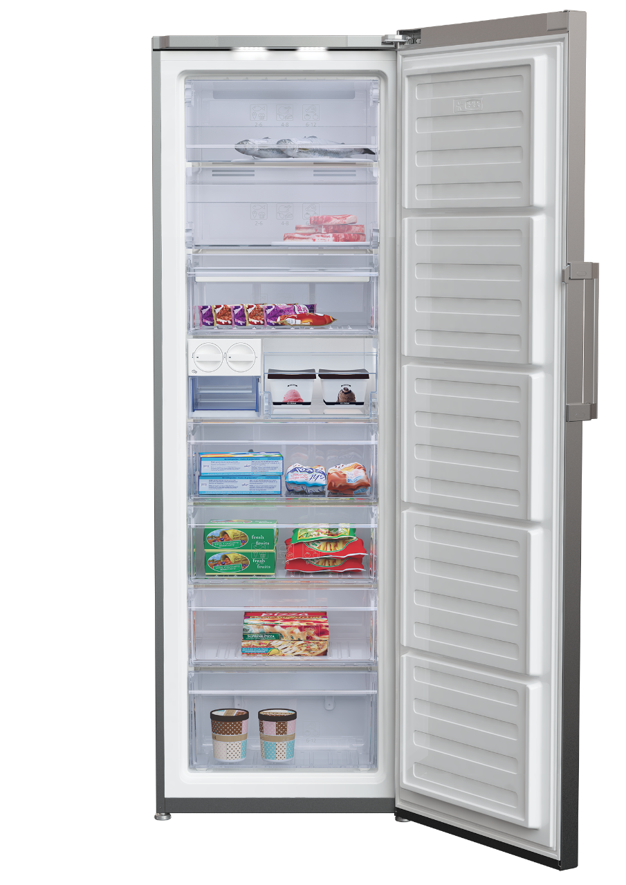 Beko 8-Drawer 282 L Upright Digital Deep Freezer - RFNE312E13S