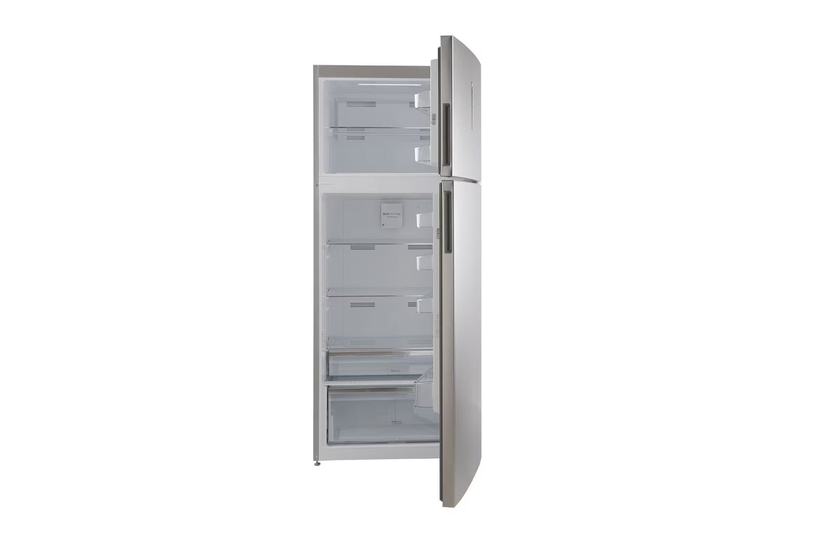 LG  LG NoFrost Top Freezer Refrigerator , 523 Liter Inverter Motor , Silver - GTF522PVAN