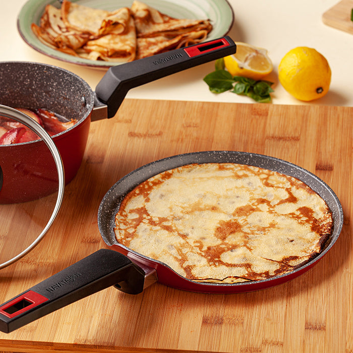 Casserole Terrestrial with lid and granite Made in Greece