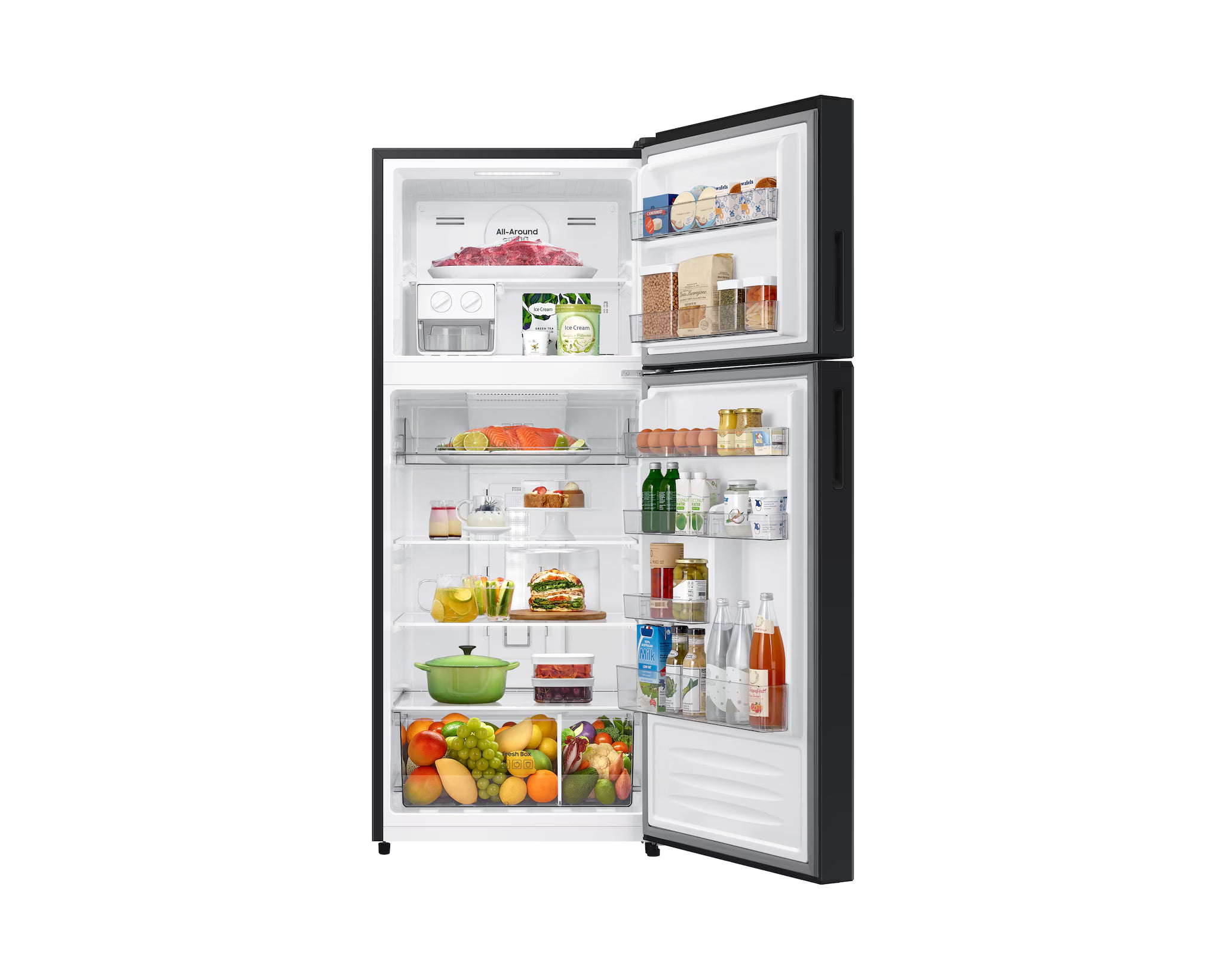 Samsung Top Freezer 419 L Refrigerator - RT40DG3110BVMR