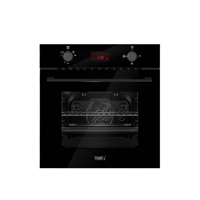 فرن غاز مدمج من تيفا 60 سم 72 لتر أسود NBGF BDT.