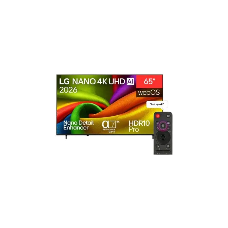 LG 65 Inch Nano AI NU85 4K Smart TV Magic Remote 65NU850B6LA