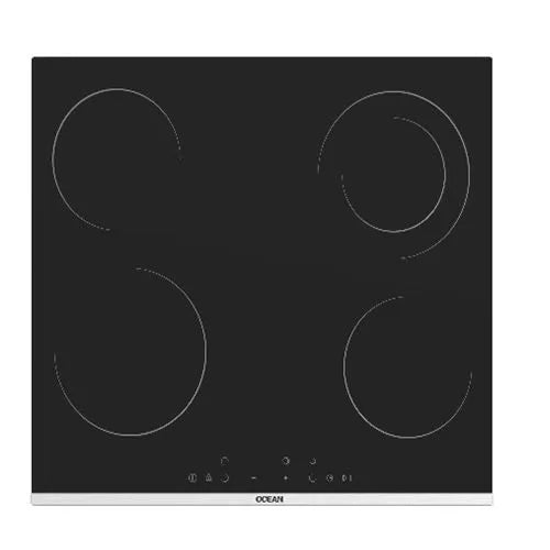 Ocean 60cm 4-Burner Built-in Vitroceramic Electric Hob - OHVR 64 NH TC