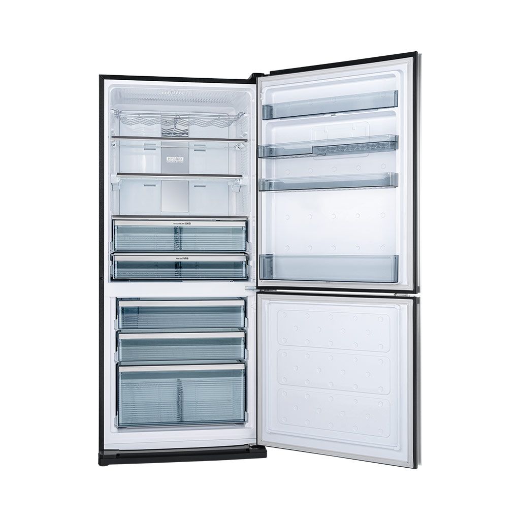 Sharp Bottom Freezer 558 L Inverter Digital Refrigerator - SJ-GV73J-BK