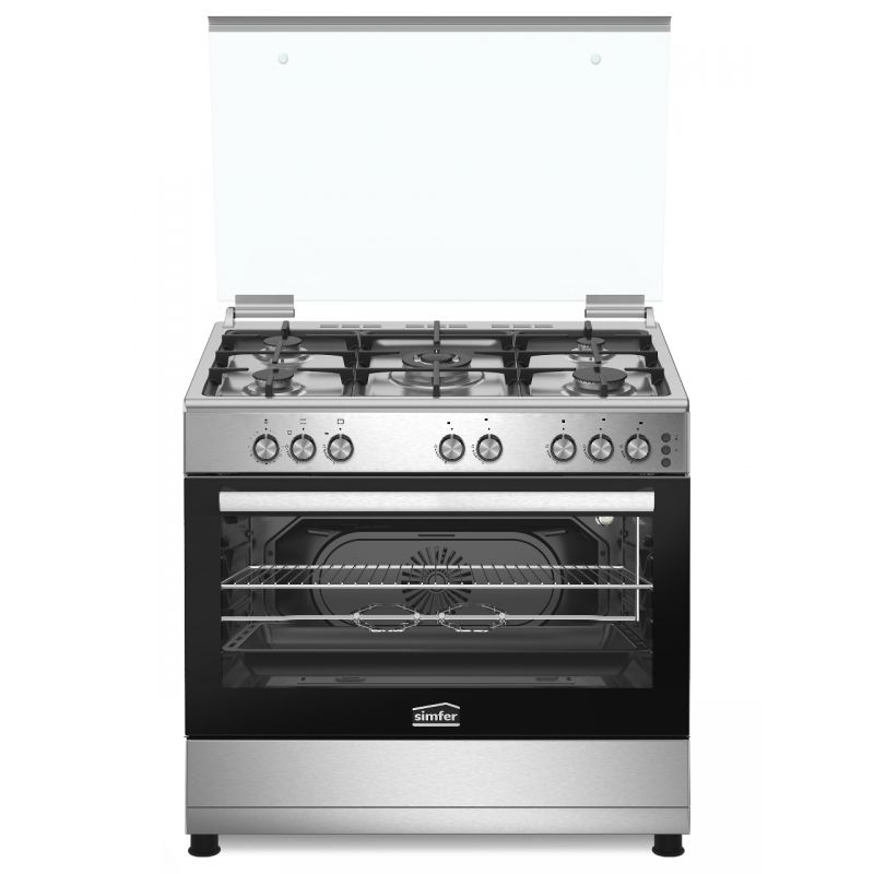 Simfer 90cm 5-Burner Freestanding Gas Cooker - FS9060SGI-01