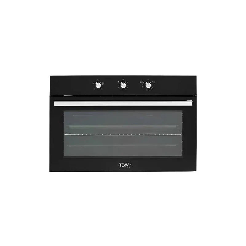 فرن غاز مدمج من تيفا، 90 سم، أسود، QGSTYL125 أسود