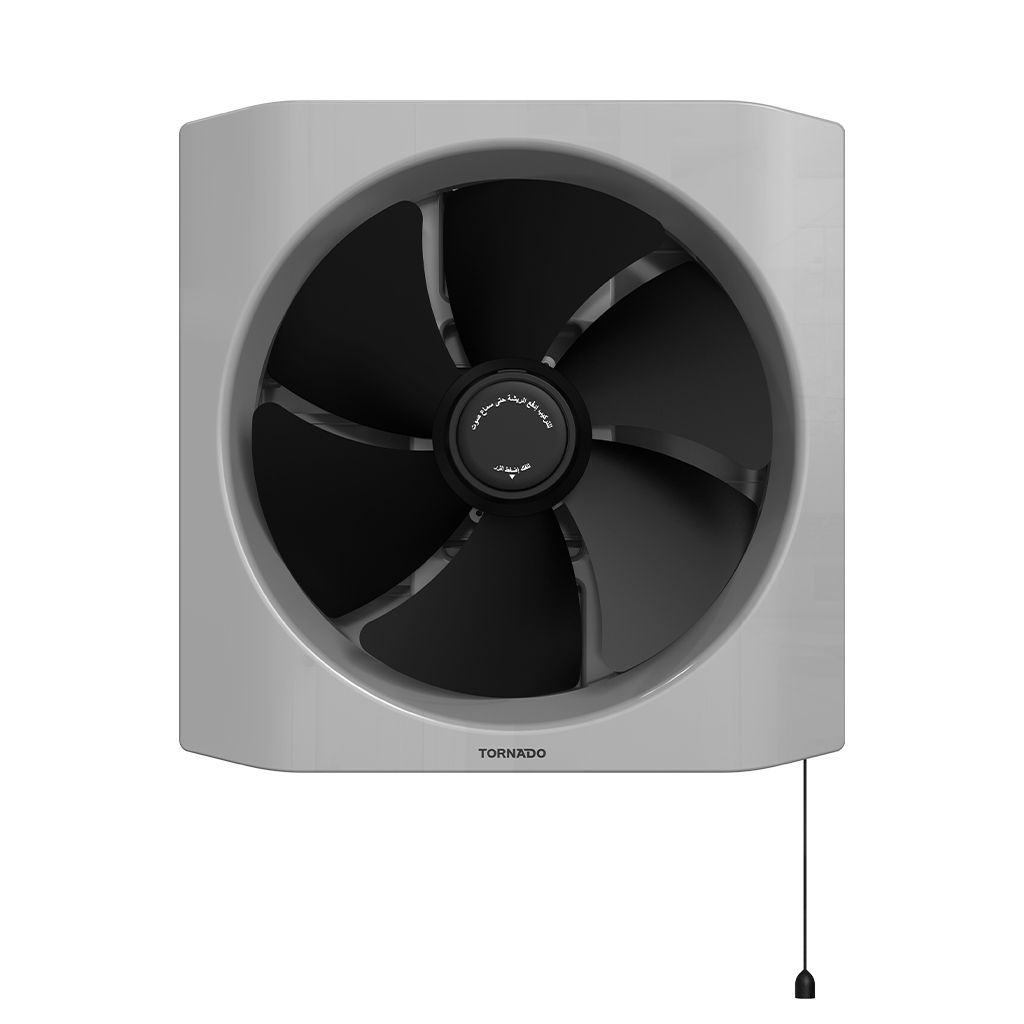 TORNADO Kitchen Ventilating Fan 20 cm Black x Grey TVH-20BG