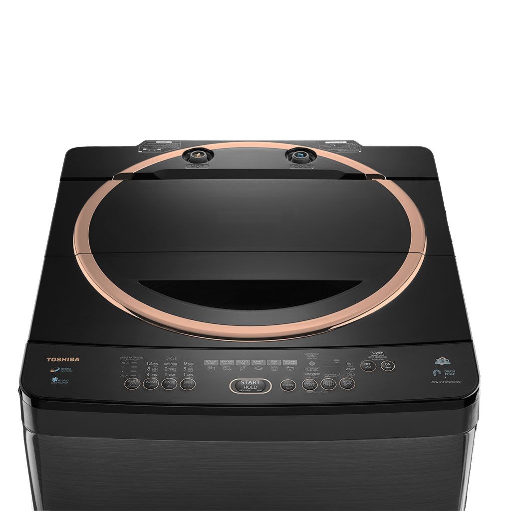 Toshiba 11 KG Top Loading Washing Machine with Pump - AEW-E1150SUP(DS)