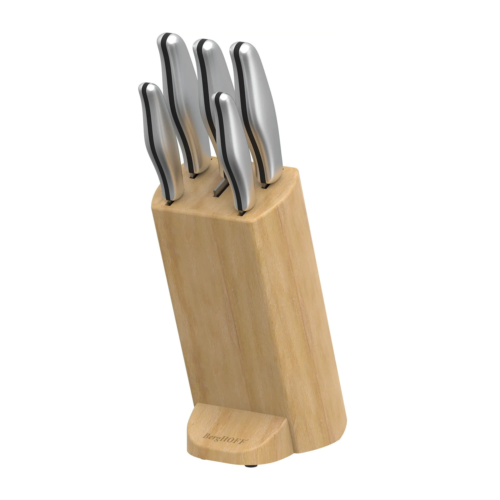 Barg HOFF6-pc knife block set Entity Made in  Belgium