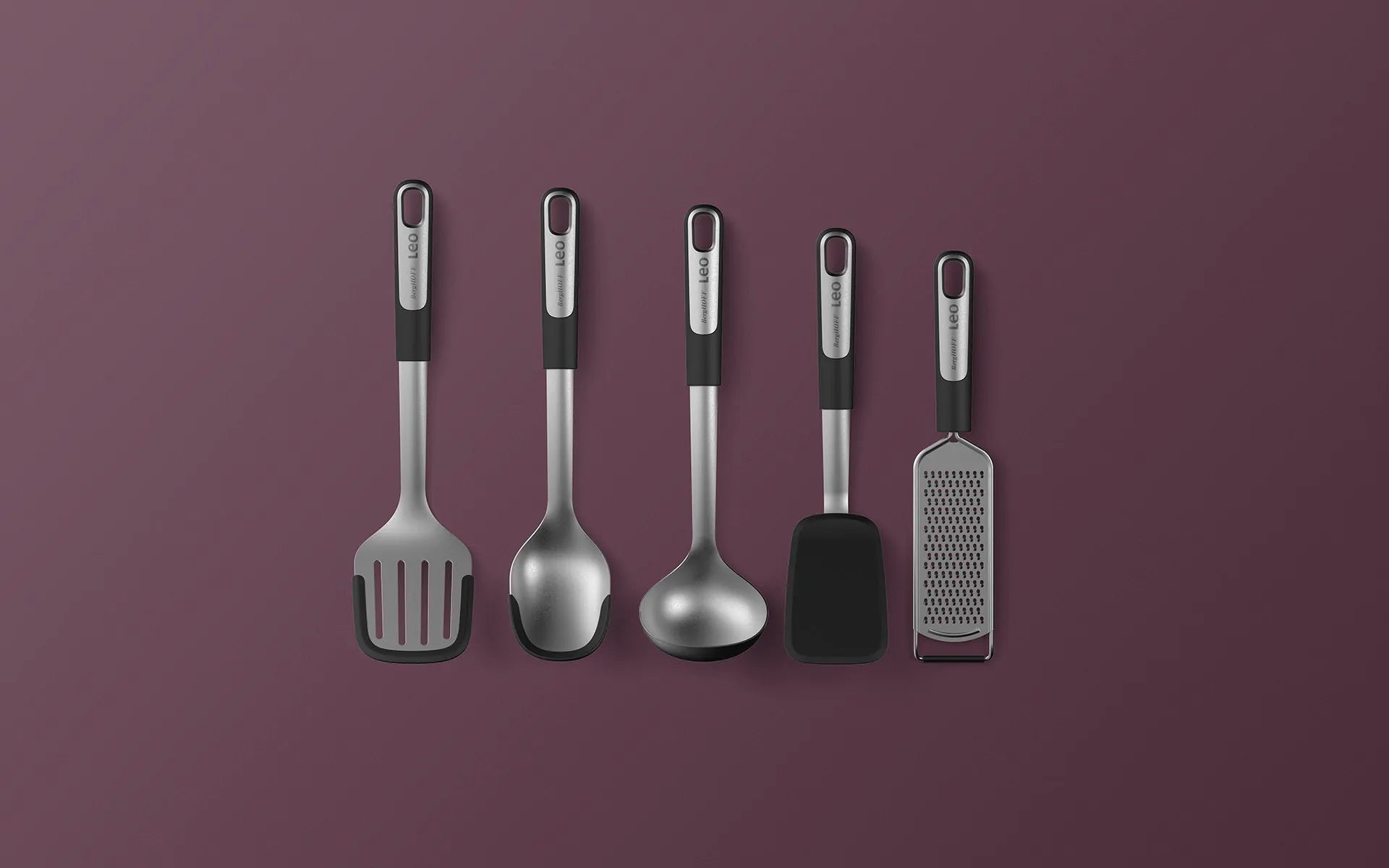 Barg HOFFSlotted turner Graphite Made in  Belgium