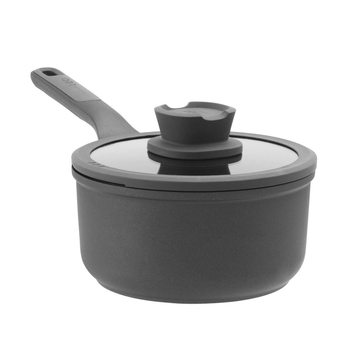 Barg HOFFCovered saucepan non-stick Stone+ 18cm Made in  Belgium