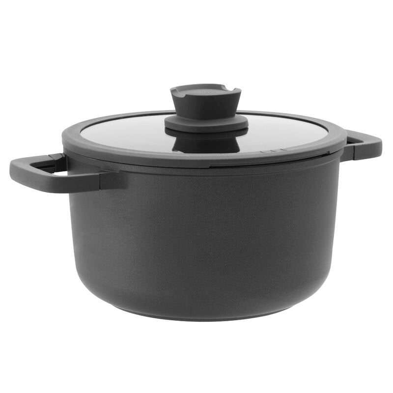 Barg HOFFCovered stockpot non-stick Stone+24x14cm Made in  Belgium