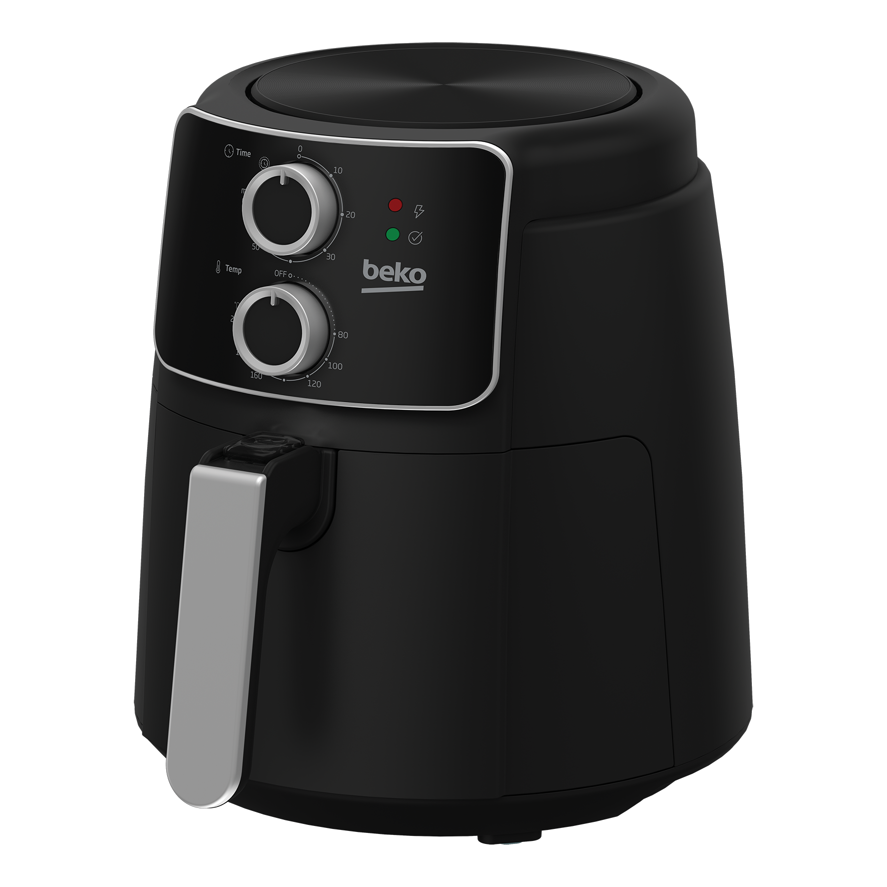 Beko CookFit Eco Air Fryer, 3.9 Liters, 1500W, Black - FRL 2242 B